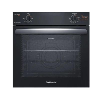 Forno de Embutir a Gás Continental OC8GM 80L com Grill Toplimpafácil Preto 220V