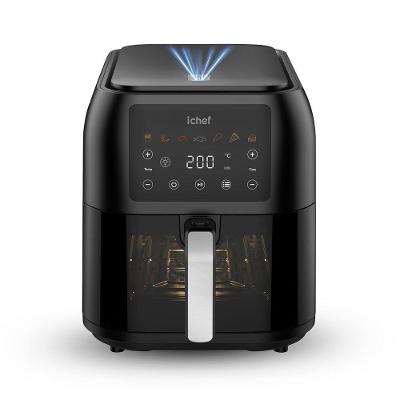 Fritadeira Elétrica Airfryer Ichef Max Space 8L 1700W Digital Preto 220V