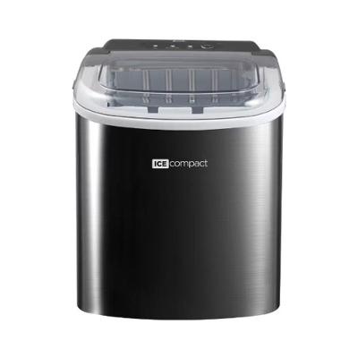 Máquina De Gelo 12kg Eos Ice Compact EMG06P Inox All Black 110V