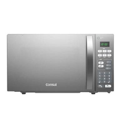 Micro-ondas de Bancada Mobilar Eletro CM020 BFBNA 20L Cinza com Receitas Pré Programadas 220V