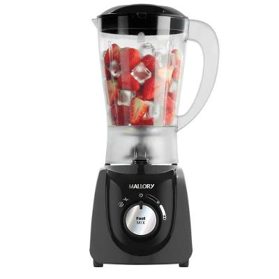 Liquidificador Mallory Fast Mix 520W 1,5L Pulsar 2 Velocidades Preto 110V
