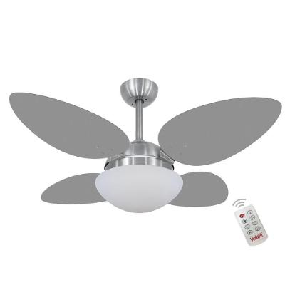 Ventilador Volare Petalo Quad Titanio E Controle Remoto 110V