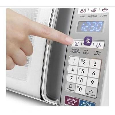 Forno Micro-ondas de Bancada Electrolux MEO44 34L com Menu Light Branco 220V