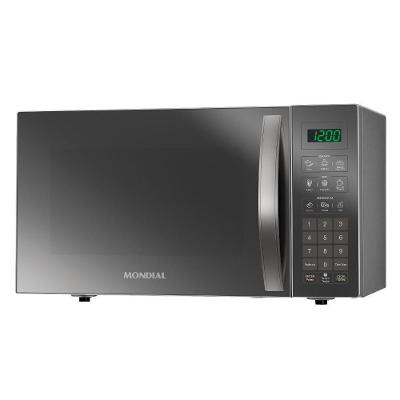 Micro-ondas Mondial MO-02-34-E 34L 1400W com Função Kids Cinza Espelhado 110V