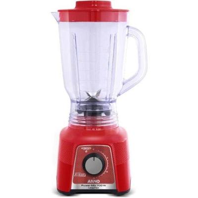 Liquidificador Arno Power Mix 700w Limpa Fácil Vermelho 220V