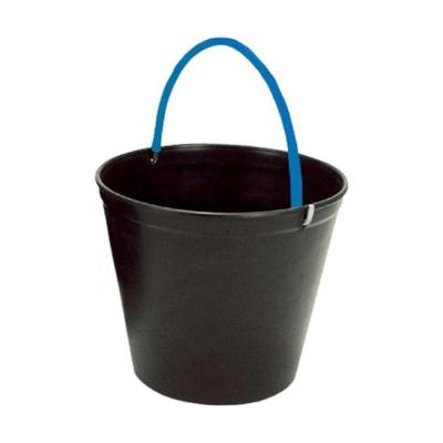 Balde Em Plástico Para Concreto 12 Litros Preto