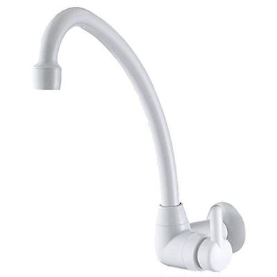 Torneira para Cozinha 1168 F31 Convencional Parede Plástico ABS com Arejador Branco