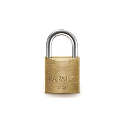 Cadeado Cr25 Latão Dourado 25mm Papaiz - Papaiz