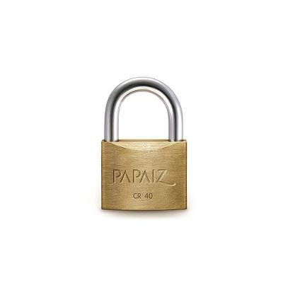 Cadeado Cr40 Latão Dourado 40mm - Papaiz