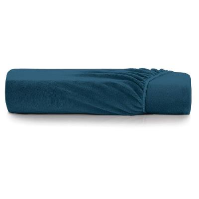 Lençol Com Elástico King Altenburg Blend Malha Azul Ultramarine