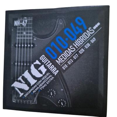 Encordoamento Guitarra Nig Nh67 Híbrida 010/049