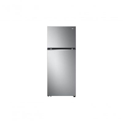 Geladeira LG Frost Free Inverter 395L Duplex Cor Inox Look (GN-B392PLM) 220V