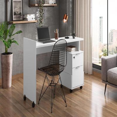 Mesa De Computador Australia Branco Brilhante