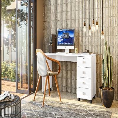 Mesa Computador Moldavia Branca Brilho