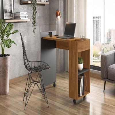 Mesa Para Computador Bulgaria Amendoa-chumbo