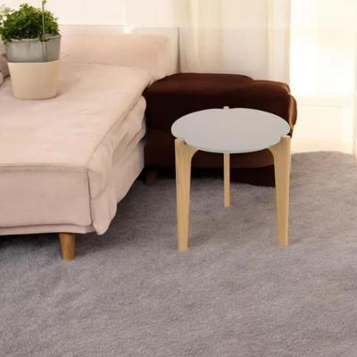 Mesa Lateral Tchequia Off White Perolizado-freijo