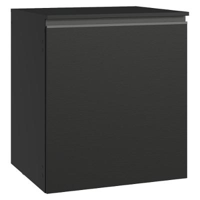 Balcão De Cozinha 60 Cm 1 Porta Suspenso Preto Nice Madesa Preto