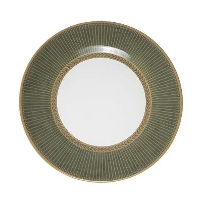 Prato Raso De Cerâmica Alleanza 28cm Celebrate Verde Plus