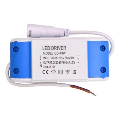 Kit 100 Driver Led 48w 600ma Bivolt Para Painel Led Plafon
