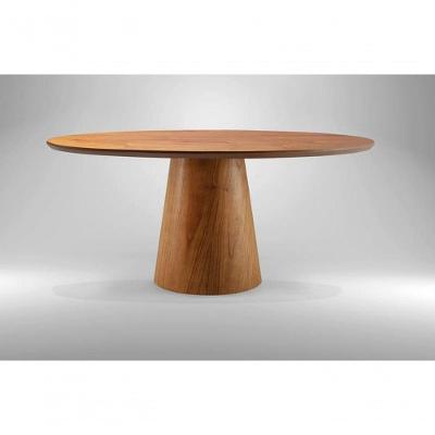 Mesa De Jantar Redonda Laminada Dora-1,50m Requinte Salas