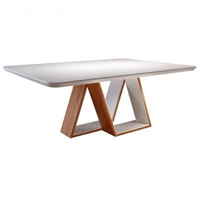 Mesa De Jantar Moderna - Vogue-2,0x1,0m - Requinte Salas