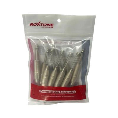 Kit Com 10 Unidades ? Plug P10 Mono Niquelado Roxtone