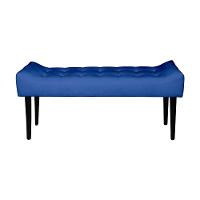 Recamier Roma Capitonê Em Suede - Azul - Cor: Azul - 3