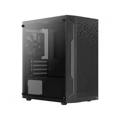 Gabinete Gamer Aerocool Trinity Mini Preto Lateral Vidro