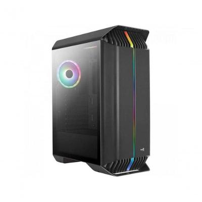 Gabinete Gamer Aerocool Gladiator Preto Rgb Lateral Vidro
