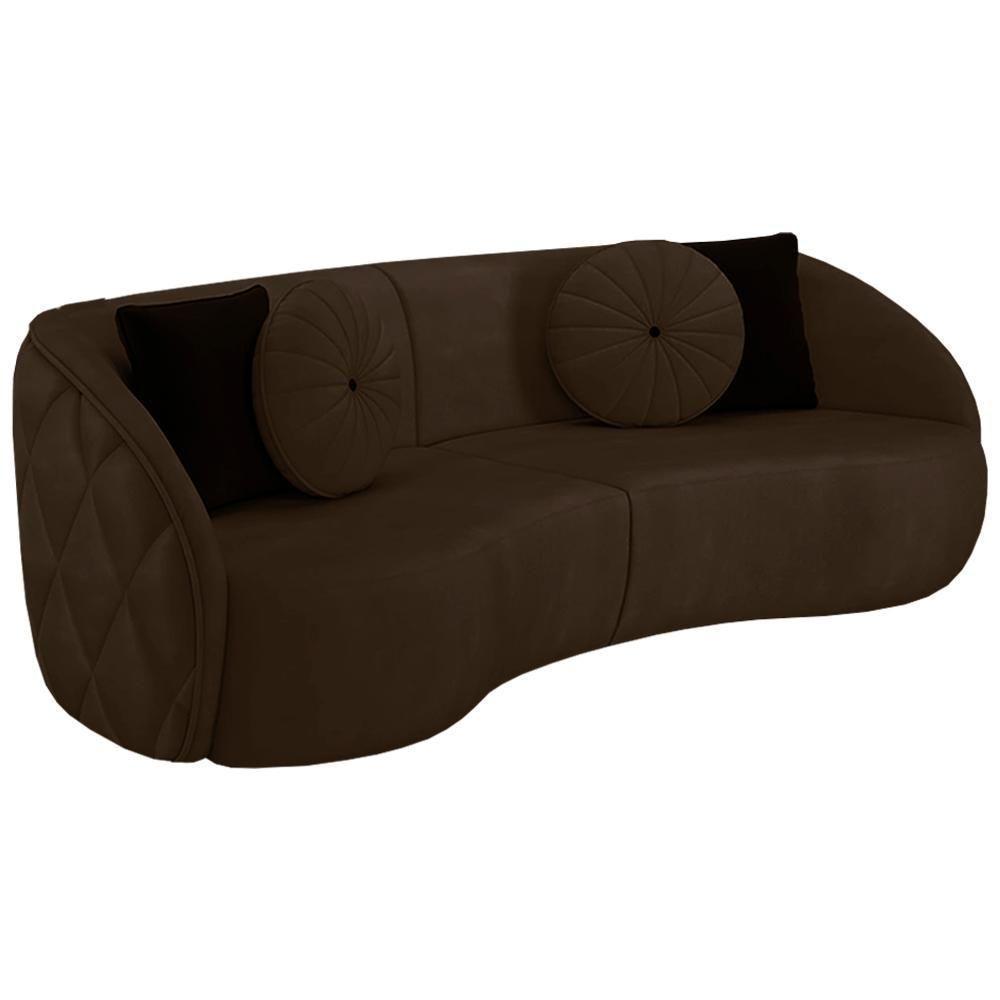 Sofa 4 Lugares 288 Cm Passion Veludo Sl 942 Moll Sl 942 - 1