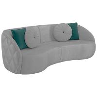 Sofa 4 Lugares 288 Cm Passion Veludo Sl 940 Moll Sl 940 - 1