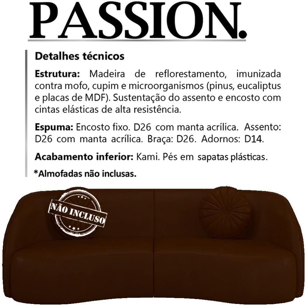 Sofa 318 Cm 4 Lugares Passion Corano Tcs 721 Moll Tcs 721 - 5