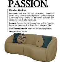 Sofa 4 Lugares 288 Cm Passion Linho Tce 1025 Moll Tce 1025 - 7