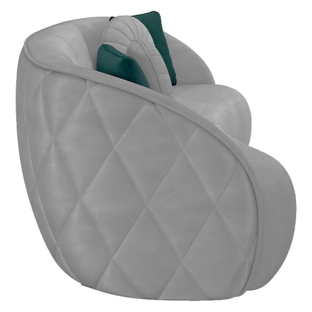 Sofa 4 Lugares 318 Cm Passion Veludo Sl 940 Moll Sl 940 - 4