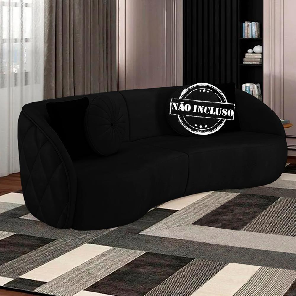 Sofa 4 Lugares 318 Cm Passion Veludo Sl 944 Moll Sl 944 - 3