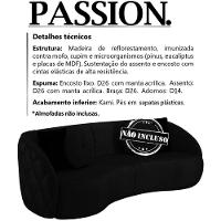 Sofa 4 Lugares 318 Cm Passion Veludo Sl 944 Moll Sl 944 - 13