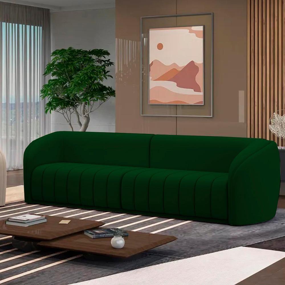 Sofa 4 Lugares 292 Cm Memphis Veludo Sl 947 Moll Sl 947 - 3