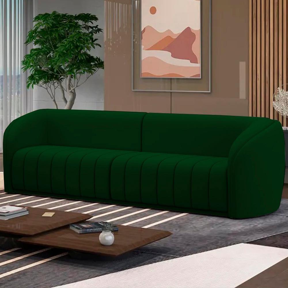 Sofa 4 Lugares 292 Cm Memphis Veludo Sl 947 Moll Sl 947 - 11