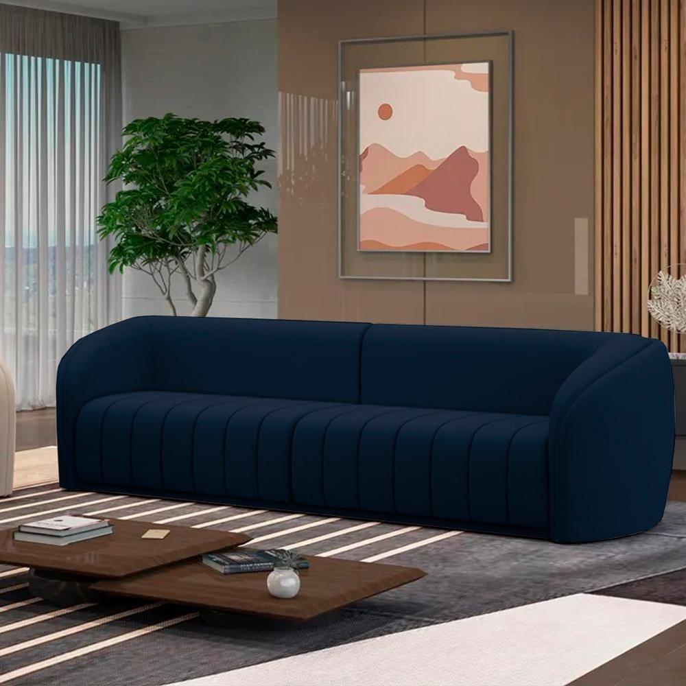 Sofa 4 Lugares 292 Cm Memphis Veludo Sl 944 Moll Sl 944 - 3