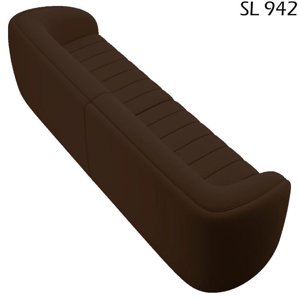 Sofa 4 Lugares 292 Cm Memphis Veludo Sl 942 Moll Sl 942 - 5