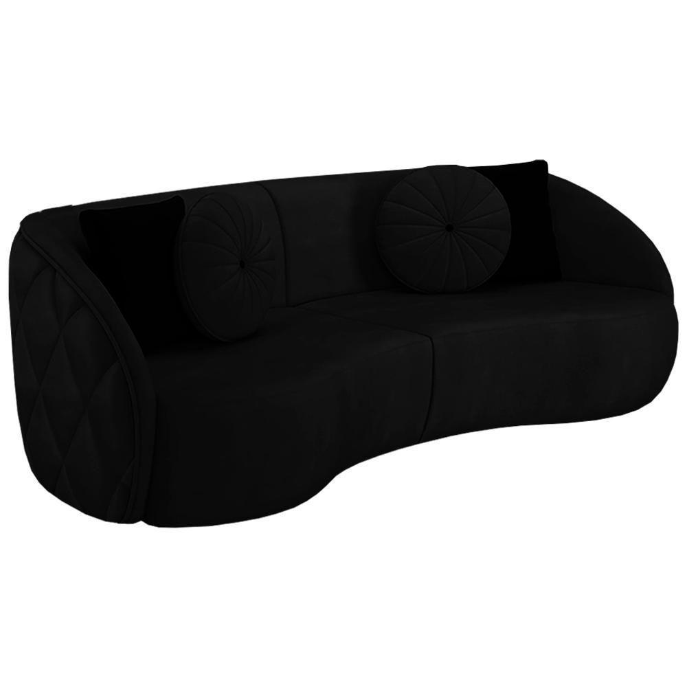 Sofa 4 Lugares 288 Cm Passion Veludo Sl 944 Moll Sl 944 - 1