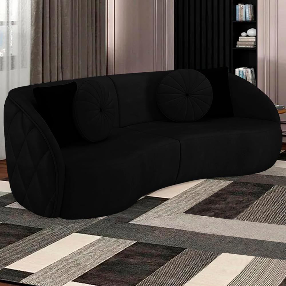 Sofa 4 Lugares 288 Cm Passion Veludo Sl 944 Moll Sl 944 - 8