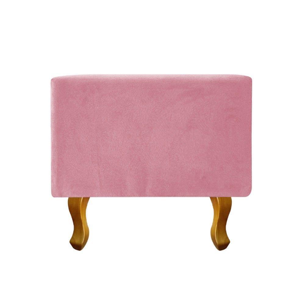 Recamier Félix Casal 140cm Suede Rosa Bebê Adj Decor - 8