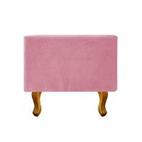 Recamier Félix Casal 140cm Suede Rosa Bebê Adj Decor - 8