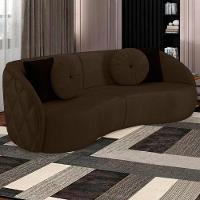 Sofa 3 Lugares 240 Cm Passion Veludo Sl 942 Moll Sl 942 - 8
