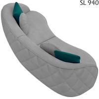 Sofa 3 Lugares 240 Cm Passion Veludo Sl 940 Moll Sl 940 - 9