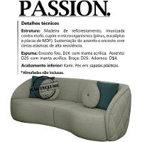 Sofa 3 Lugares 240 Cm Passion Linho Tce 1026 Moll Tce 1026 - 7
