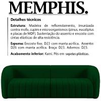 Sofa 4 Lugares 332 Cm Memphis Veludo Sl 947 Moll Sl 947 - 8