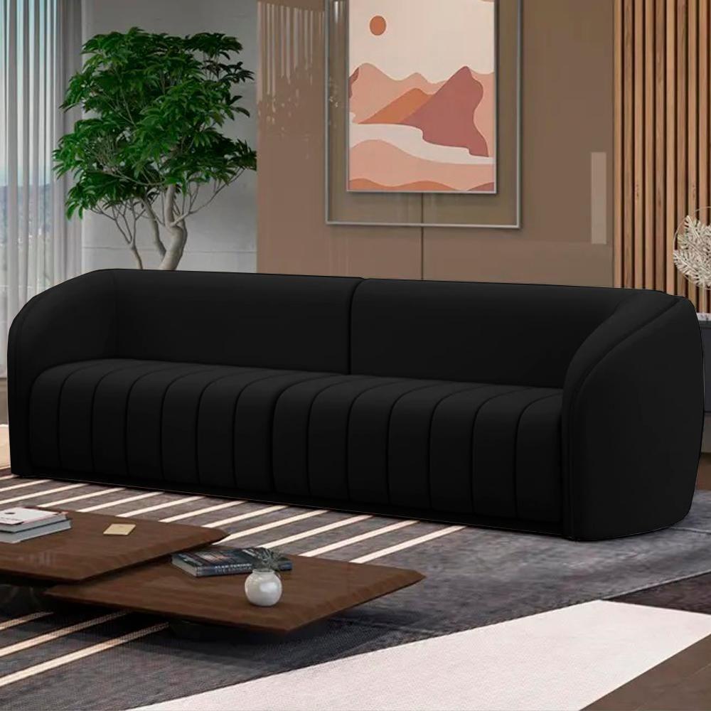 Sofa 4 Lugares 332 Cm Memphis Veludo Sl 944 Moll Sl 944 - 9