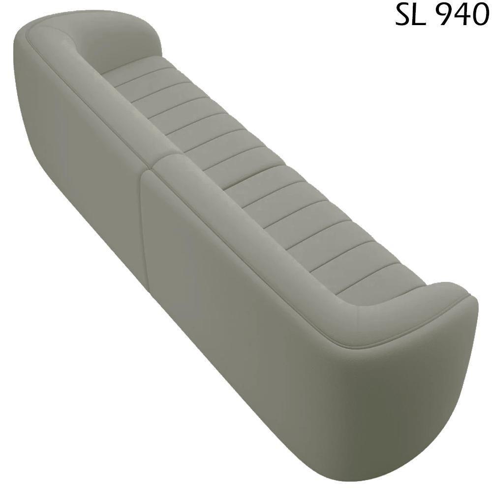 Sofa 4 Lugares 332 Cm Memphis Veludo Sl 940 Moll Sl 940 - 5